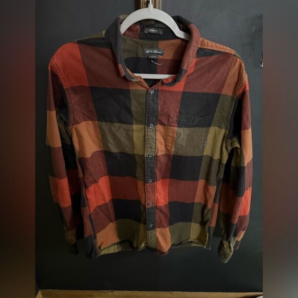 Eddie Bauer Men's Chutes Microfleece Button- Front Shirt Size Medium - Picture 2 of 10